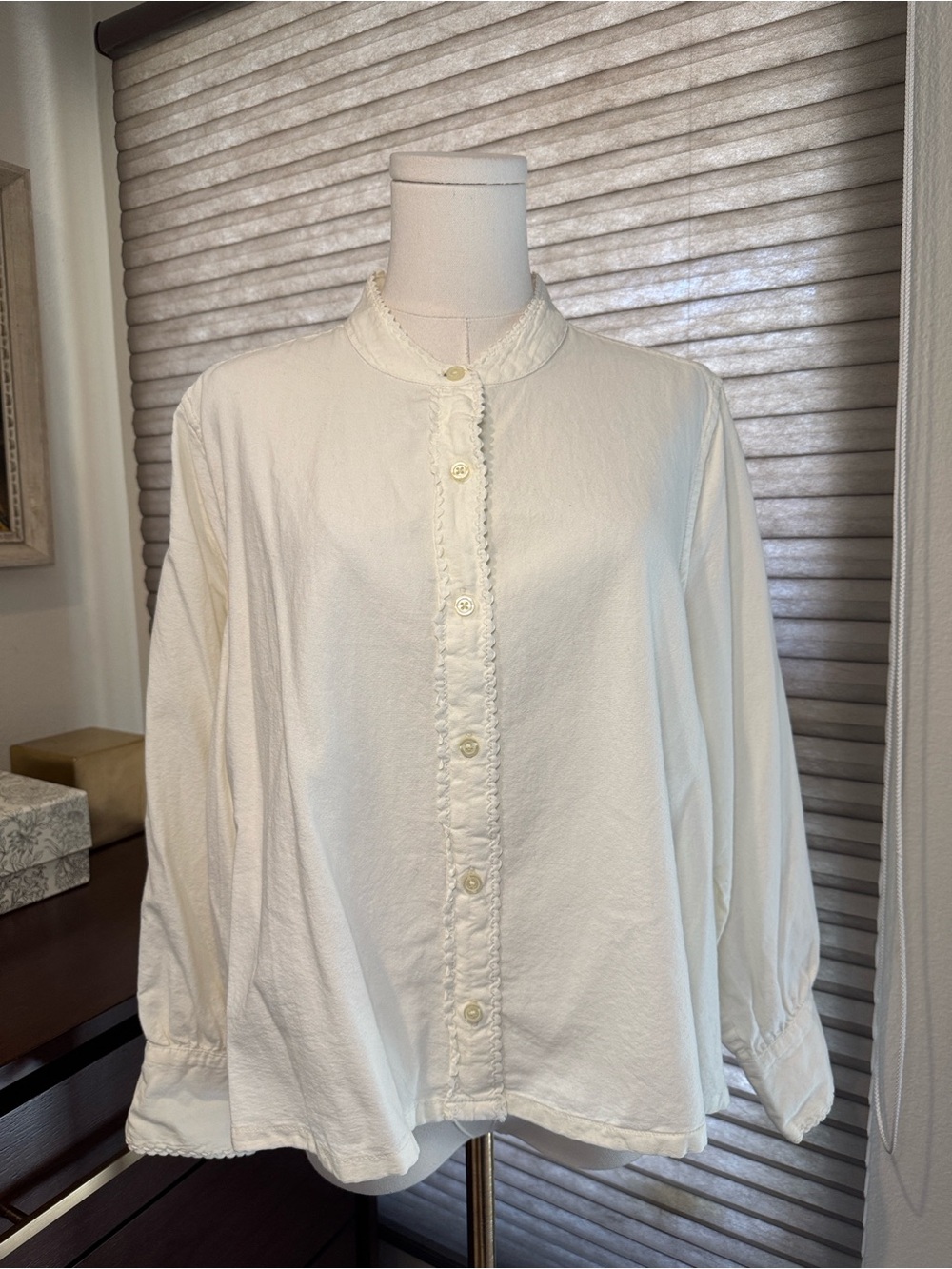 The GREAT The Scallop Ravine Top. Size 2